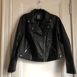 Primark Black Faux Leather Jacket
